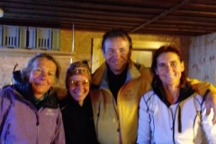 Roland et ses girls à la Täschhütte